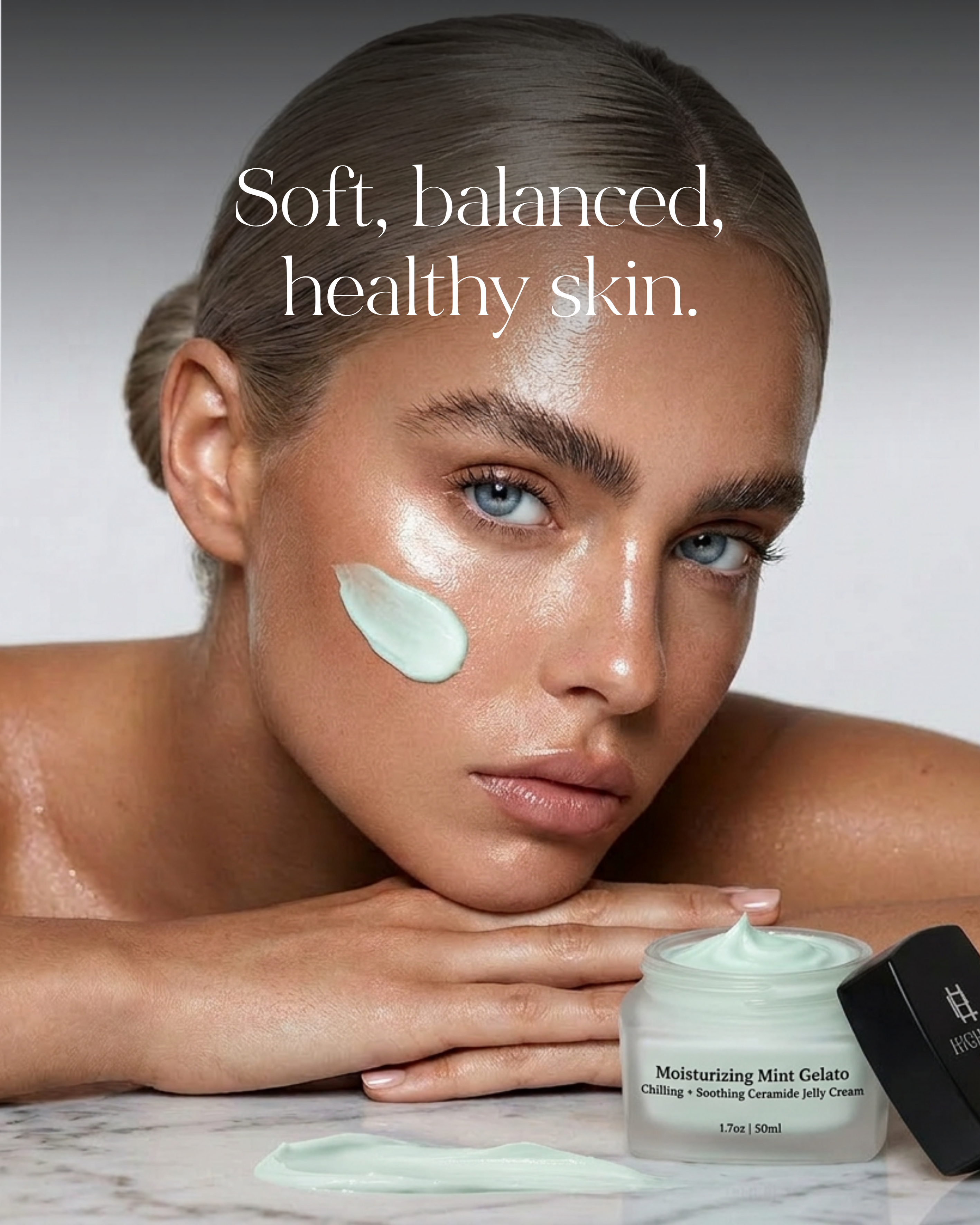 Moisturizing Mint Gelato Chilling + Soothing Ceramide Jelly Cream