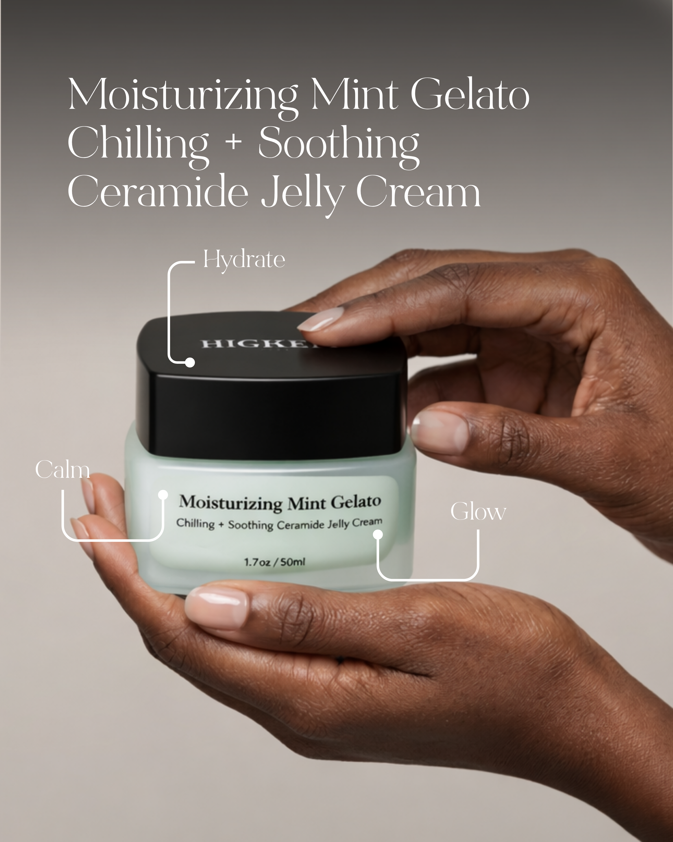 Moisturizing Mint Gelato Chilling + Soothing Ceramide Jelly Cream