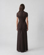 Cocoa Mirage Cutout Maxi Dress