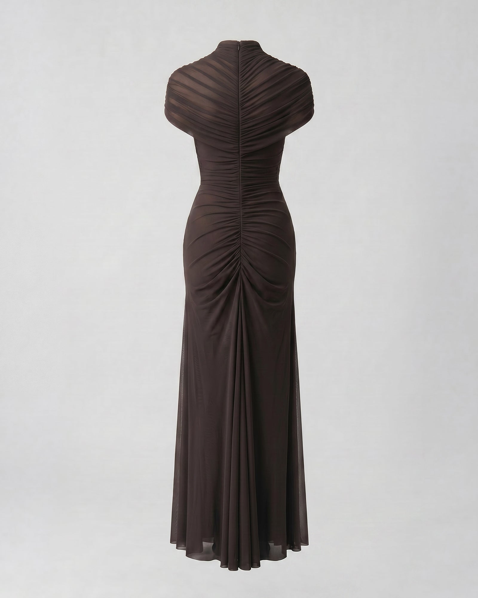 Cocoa Mirage Cutout Maxi Dress
