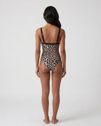 Leopard Sculpt One-Piece Swimsuit