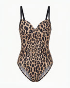 Leopard Sculpt One-Piece Swimsuit