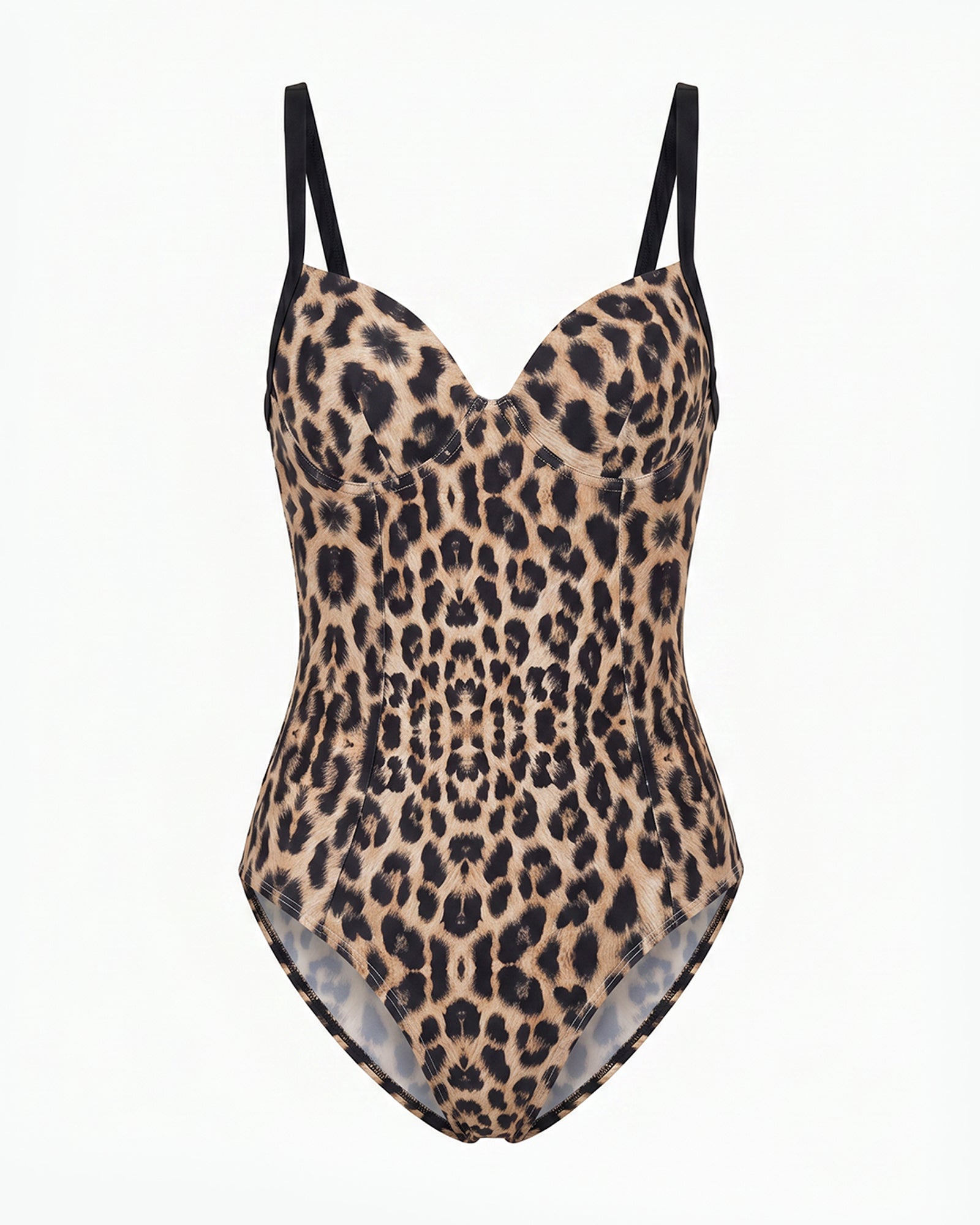 Leopard Sculpt One-Piece Swimsuit
