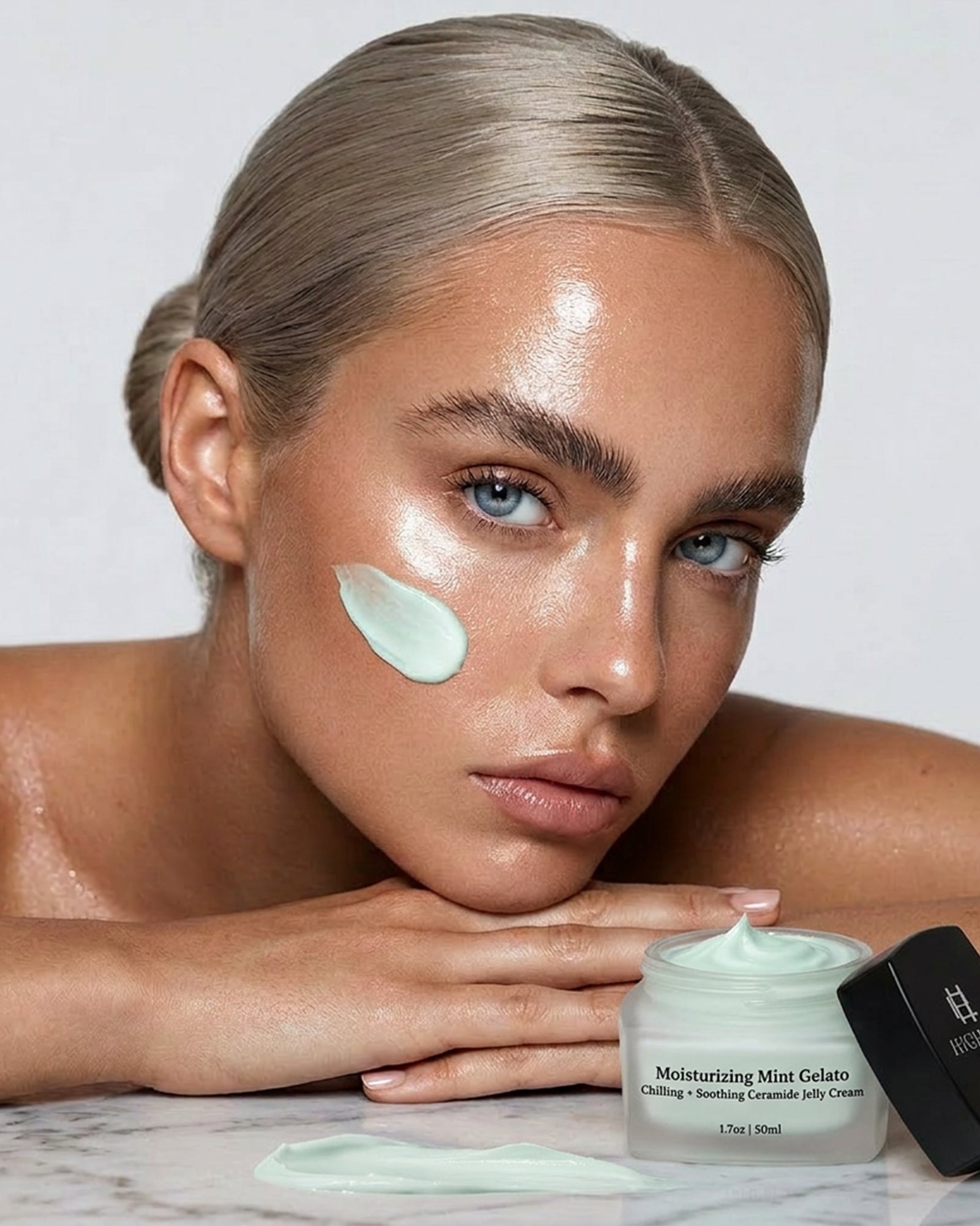 Moisturizing Mint Gelato Chilling + Soothing Ceramide Jelly Cream