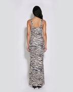 Noir Instinct Halter Maxi Dress