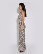 Noir Instinct Halter Maxi Dress