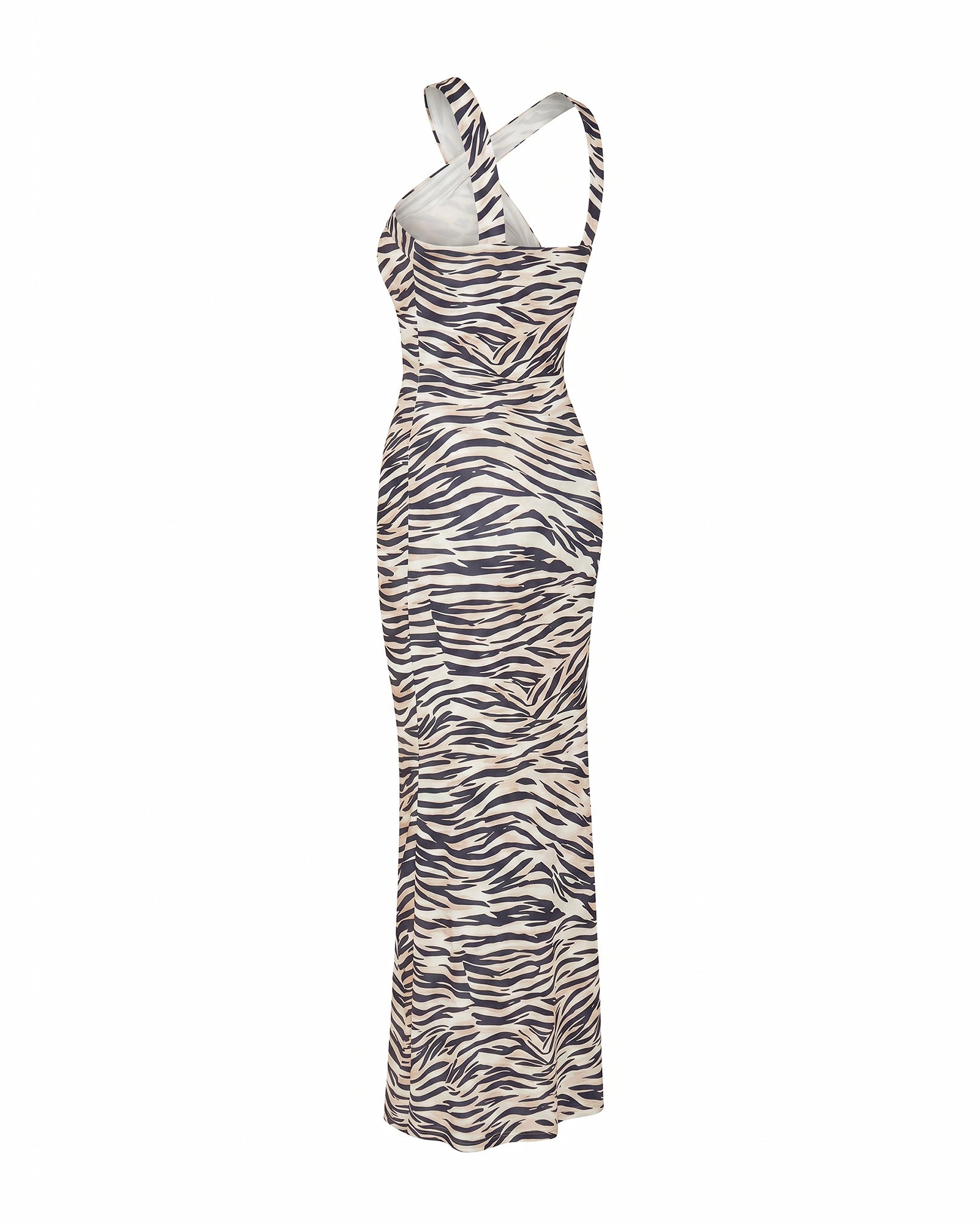 Noir Instinct Halter Maxi Dress