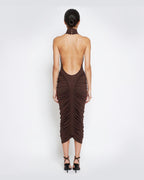 Poise Ruched Halter Dress