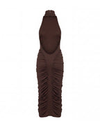 Poise Ruched Halter Dress